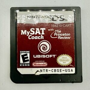 My SAT Coach with The Princeton Review Nintendo DS Game Only‎ No Case Tested